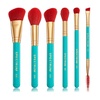 image:imageSpectrum Collections Cannes Travel Book 6 Piece Essential Makeup Brush Set TravelSized Makeup Brushes for Foundation Powder Contour Eyeshadow Brows Premium Soft Synthetic Fibre Bristles