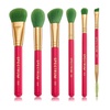 image:imageSpectrum Collections Ibiza Travel Book 6 Piece Essential Makeup Brush Set TravelSized Makeup Brushes for Foundation Powder Contour Eyeshadow Brows Premium Soft Synthetic Fibre Bristles
