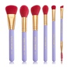 image:imageSpectrum Collections Los Angeles Travel Book 6 Piece Essential Makeup Brush Set TravelSized Makeup Brushes for Foundation Powder Contour Eyeshadow Brows Premium Soft Synthetic Fibre Bristles