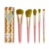 image:imageSpectrum Collections Makeup Martini Cocktail 5 Piece Makeup Brush Set MidSize Cocktail Makeup Brushes for Foundation Powder Contour Eyeshadow Brows Premium Soft Synthetic Fibre Bristles