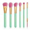 image:imageSpectrum Collections Miami Travel Book 6 Piece Essential Makeup Brush Set TravelSized Makeup Brushes for Foundation Powder Contour Eyeshadow Brows Premium Soft Synthetic Fibre Bristles