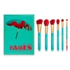 image:imageSpectrum Collections Cannes Travel Book 6 Piece Essential Makeup Brush Set TravelSized Makeup Brushes for Foundation Powder Contour Eyeshadow Brows Premium Soft Synthetic Fibre Bristles