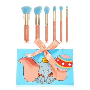 image:imageSpectrum Collections Dumbo Make Up Brushes Spectrum Makeup Brushes Set Including Concealer Brush Eyebrow Brush and Face Brush with Soft Synthetic Bristles 6 Piece Official Disney Makeup Brush Set