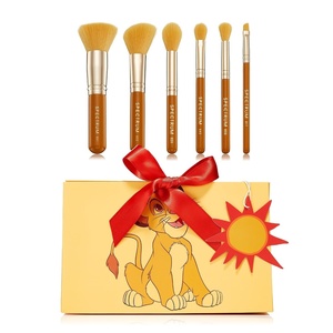 image:imageSpectrum Collections Simba Make Up Brushes Spectrum Makeup Brushes Set Including Concealer Brush Eyebrow Brush and Face Brush with Soft Synthetic Bristles 6 Piece Official Disney Makeup Brush Set